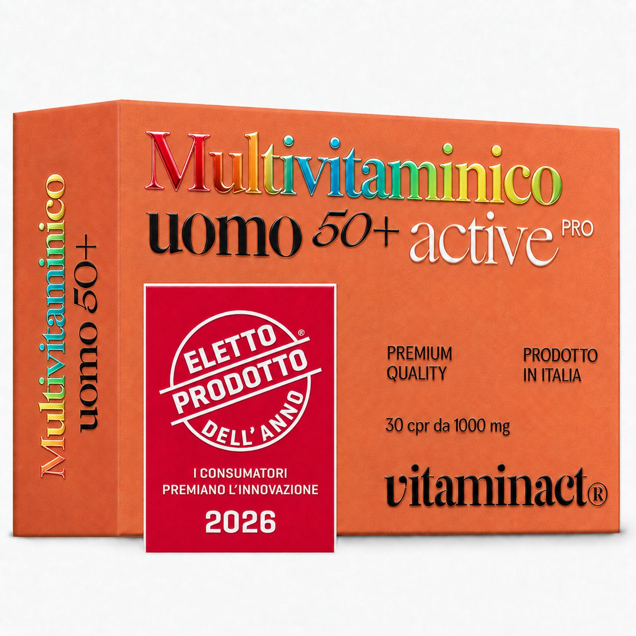 Multivitaminico Uomo 50+ – Vitamine e minerali per uomo over 50 | Vitaminact
