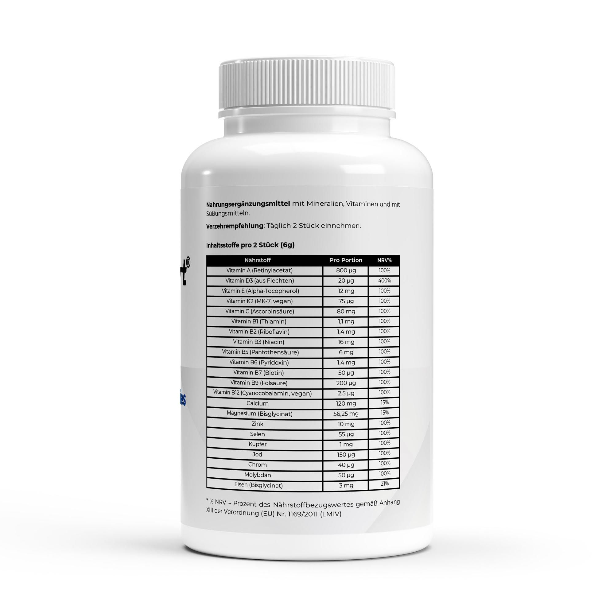 HEALTH & SPORT Multivitamin Premium + Mineral Gummies – Energie & Immunsystem