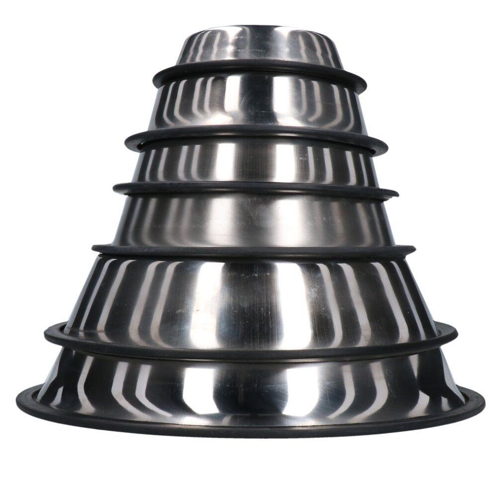Robusta ciotola in acciaio inox per l'alimentazione o l'abbeveraggio   view 2