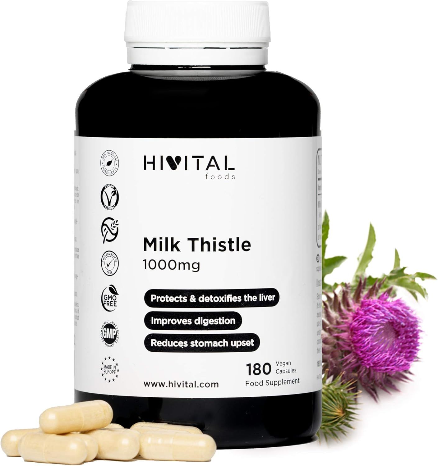 HIVITAL Capsule di Cardo Mariano 1000 mg