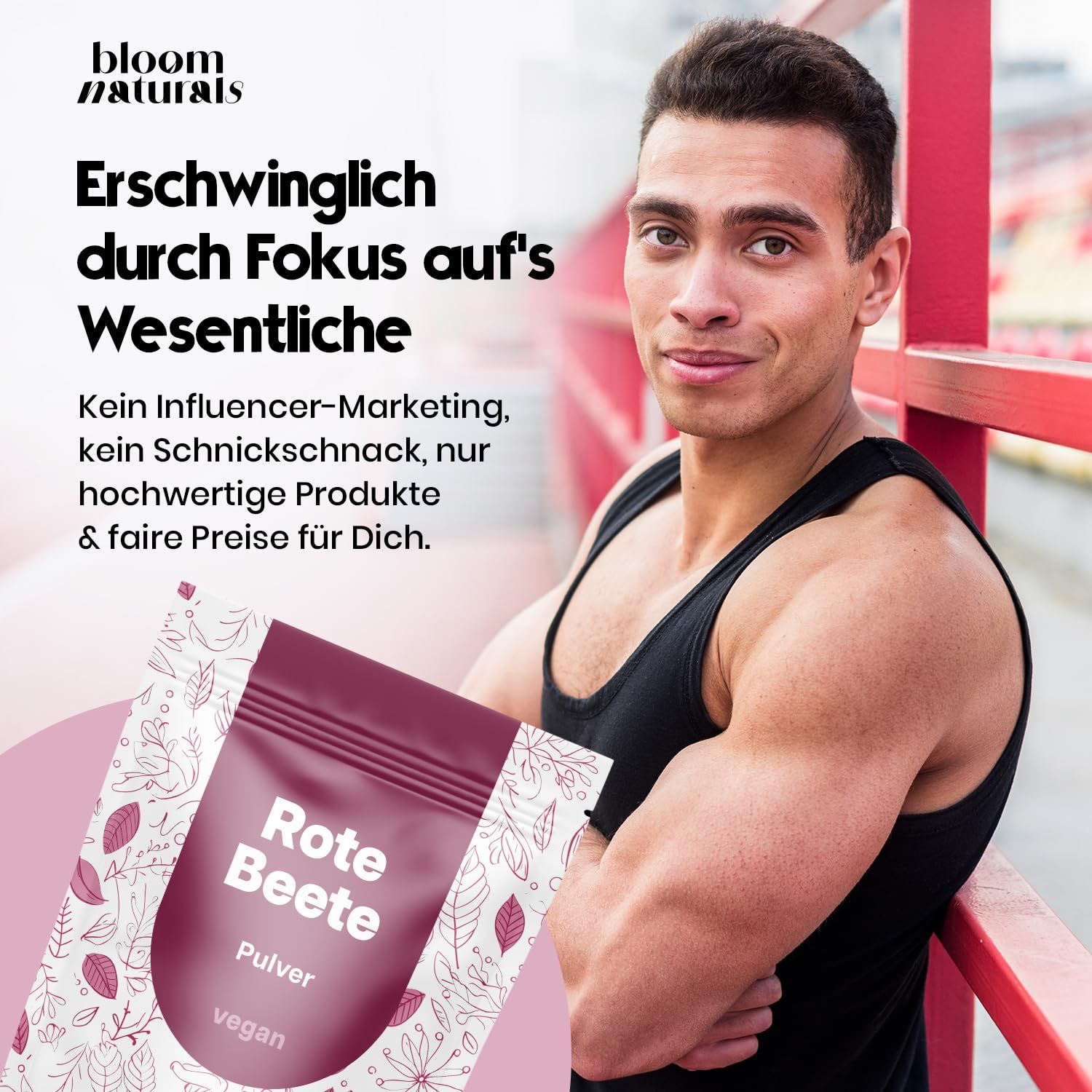 Bloom Naturals Rote Beete Pulver