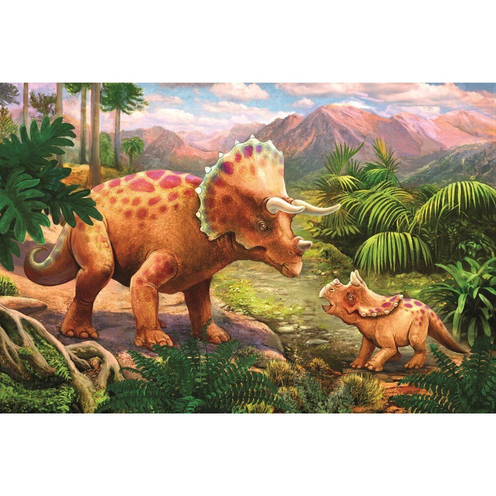 trefl Display Puzzle Amazing Dinosaurs 54 Teile (40 Stück)