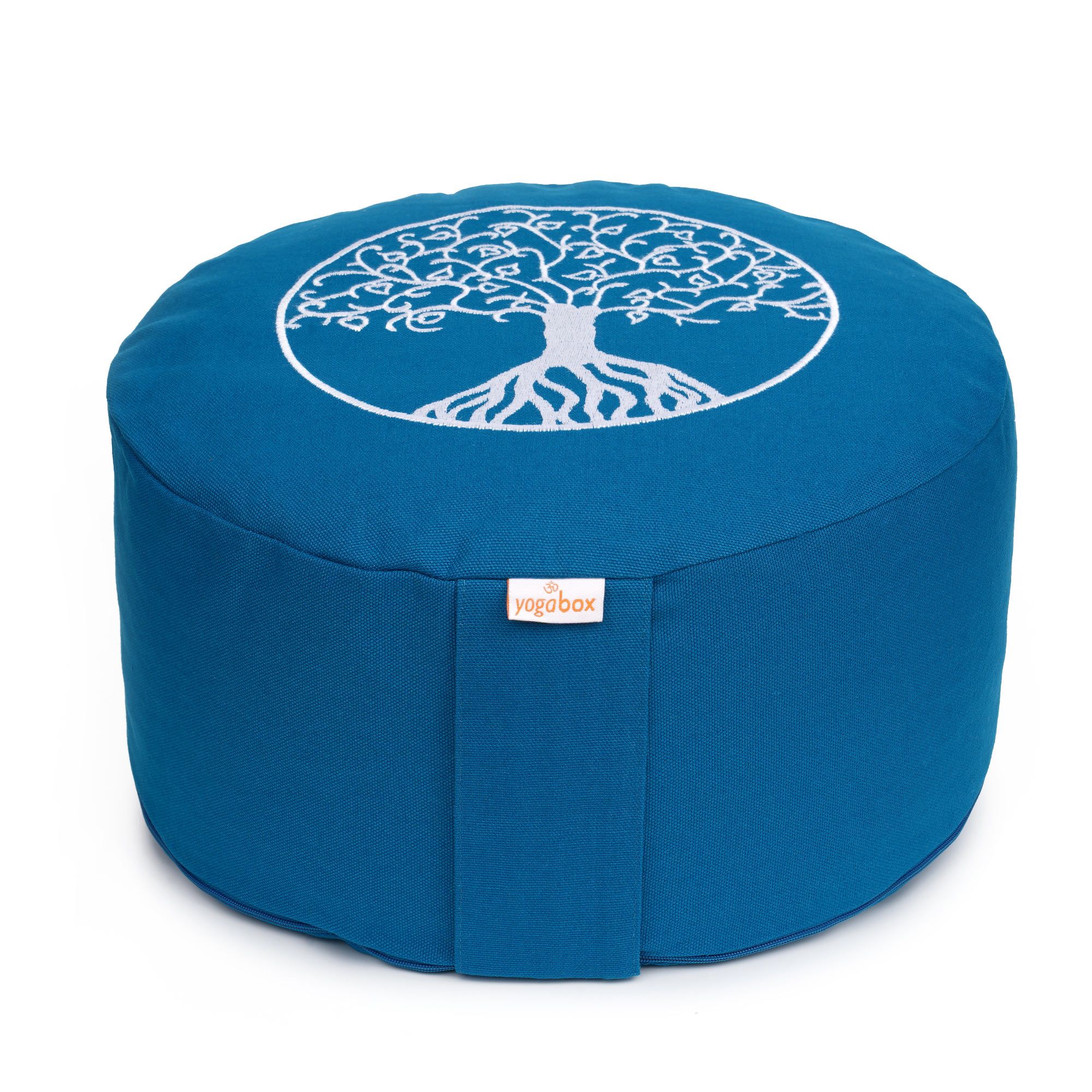 yogabox Meditationskissen Glückssitz® Lebensbaum - petrol 33 x 15,0 cm 1 St
