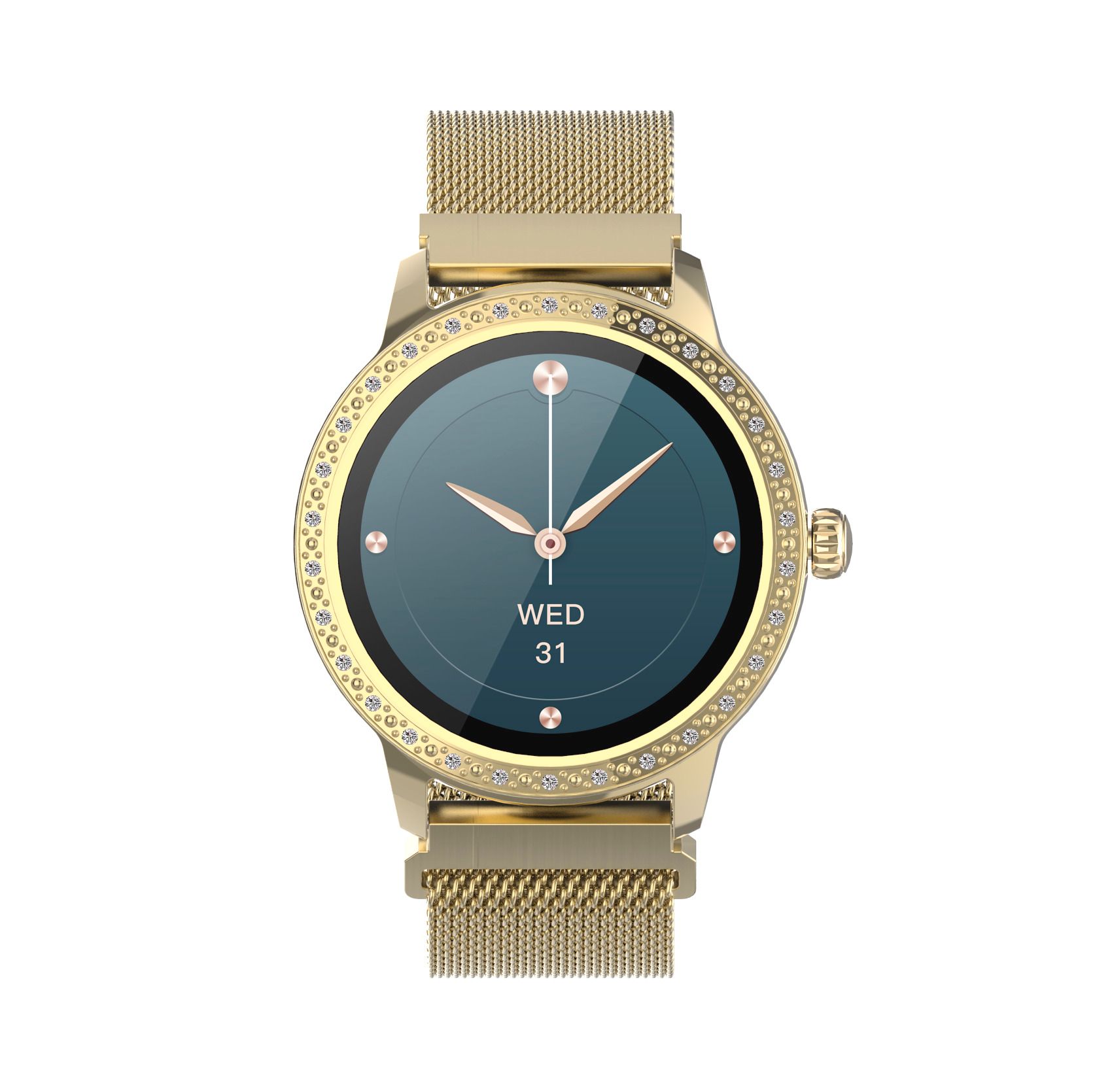 Denver Damen Smartwatch SW-360GO gold 24,5mm Bluetooth 1,2" Touchdisplay IP68