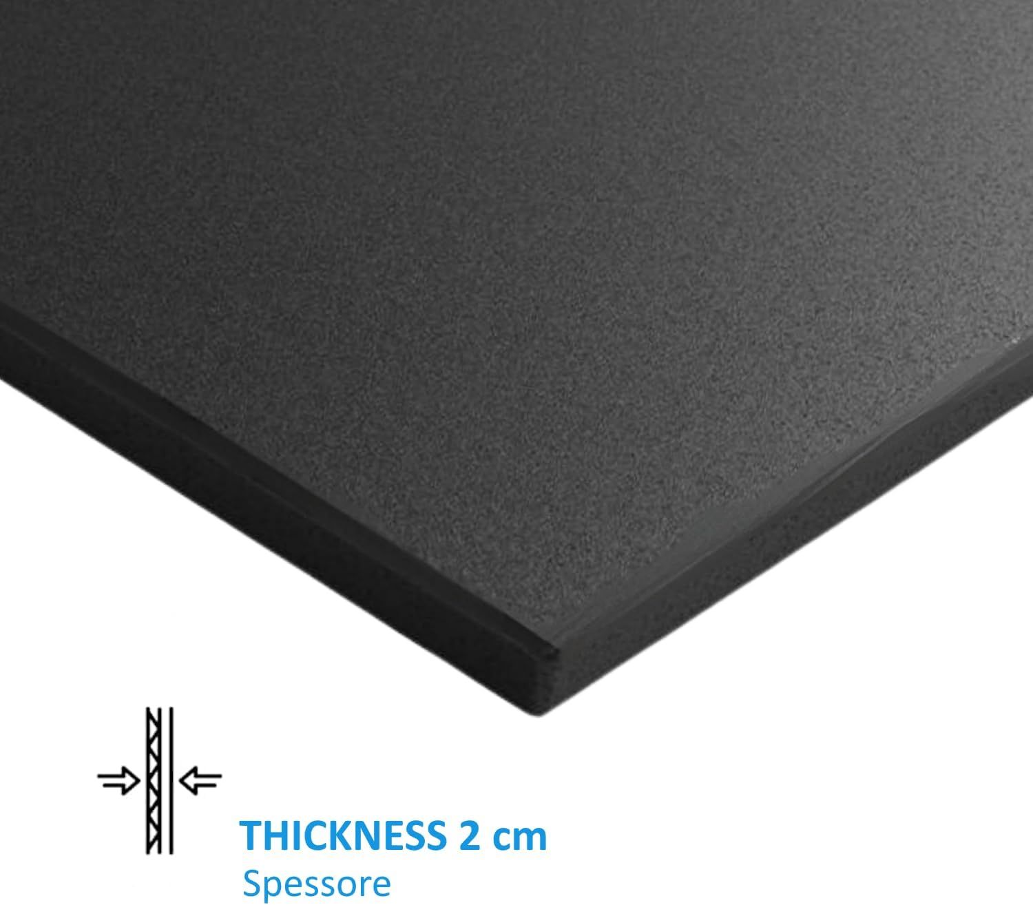 FFitness 16 Pezzi Pavimento Gommato Palestra 100 x 100 x 3 cm cm FF 16 view 2
