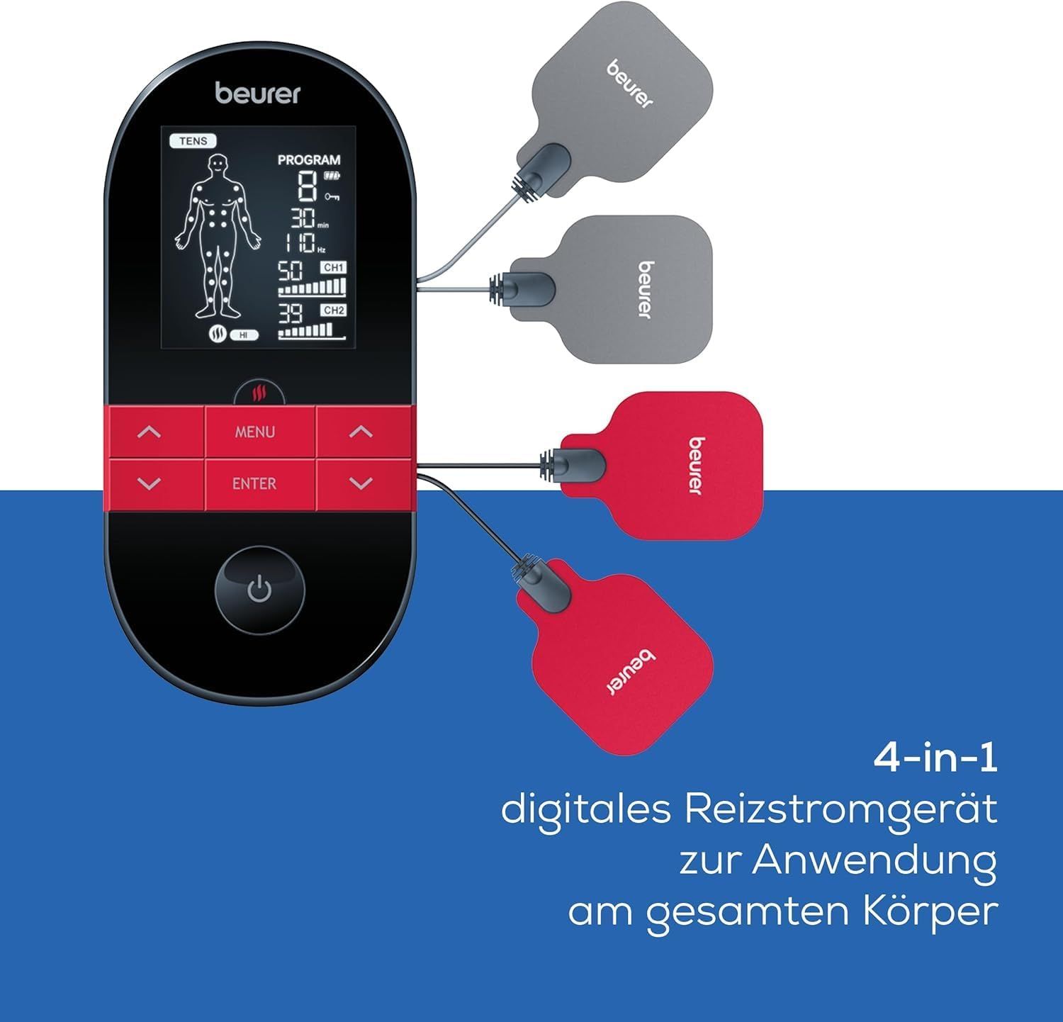Beurer Heat digitales TENS / EMS Gerät 4-in-1