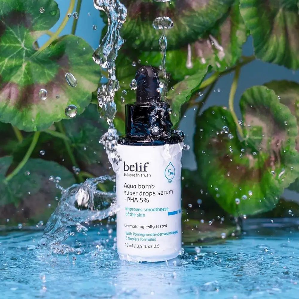Belif Aqua Bomb Super Drops PHA 5% – feuchtigkeitsspendendes Gesichtsserum