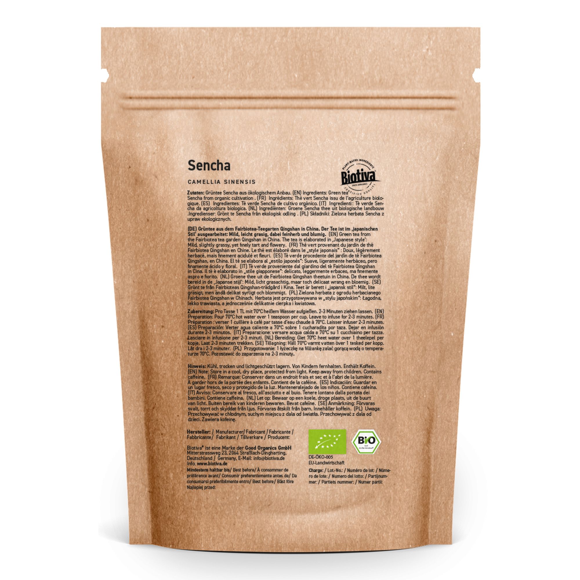 Biotiva Sencha Grüntee extra fine Bio