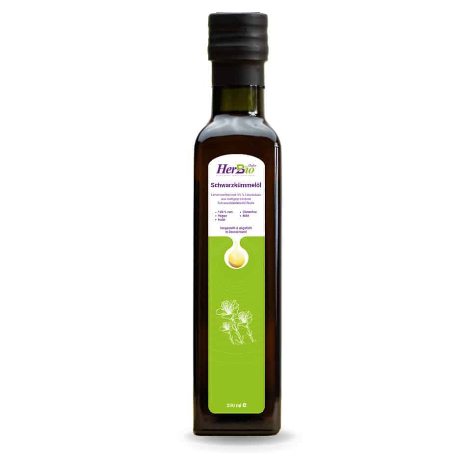 HerbBio Schwarzkümmelöl kaltgepresst & gefiltert