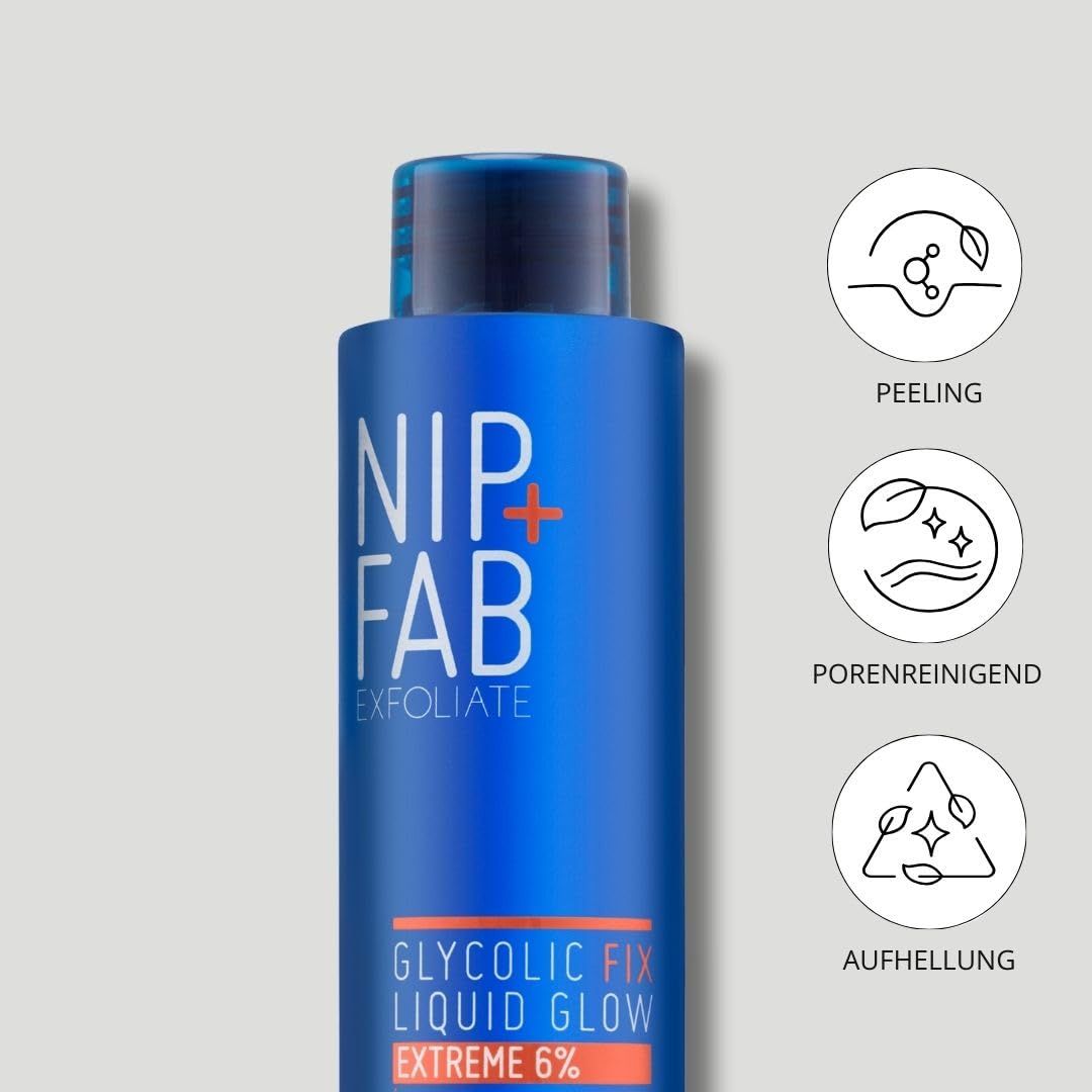 Nip + Fab Glycolic Acid Fix Liquid Glow Extreme 6% Flüssiges Peeling