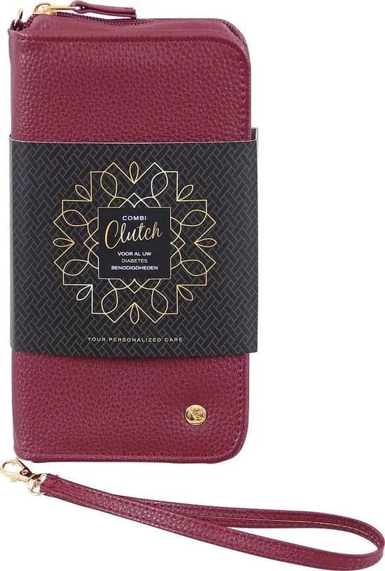 Combi Clutch Diabetestasche - Insulin & Zubehör Etui für unterwegs - für Zuhause - Rot