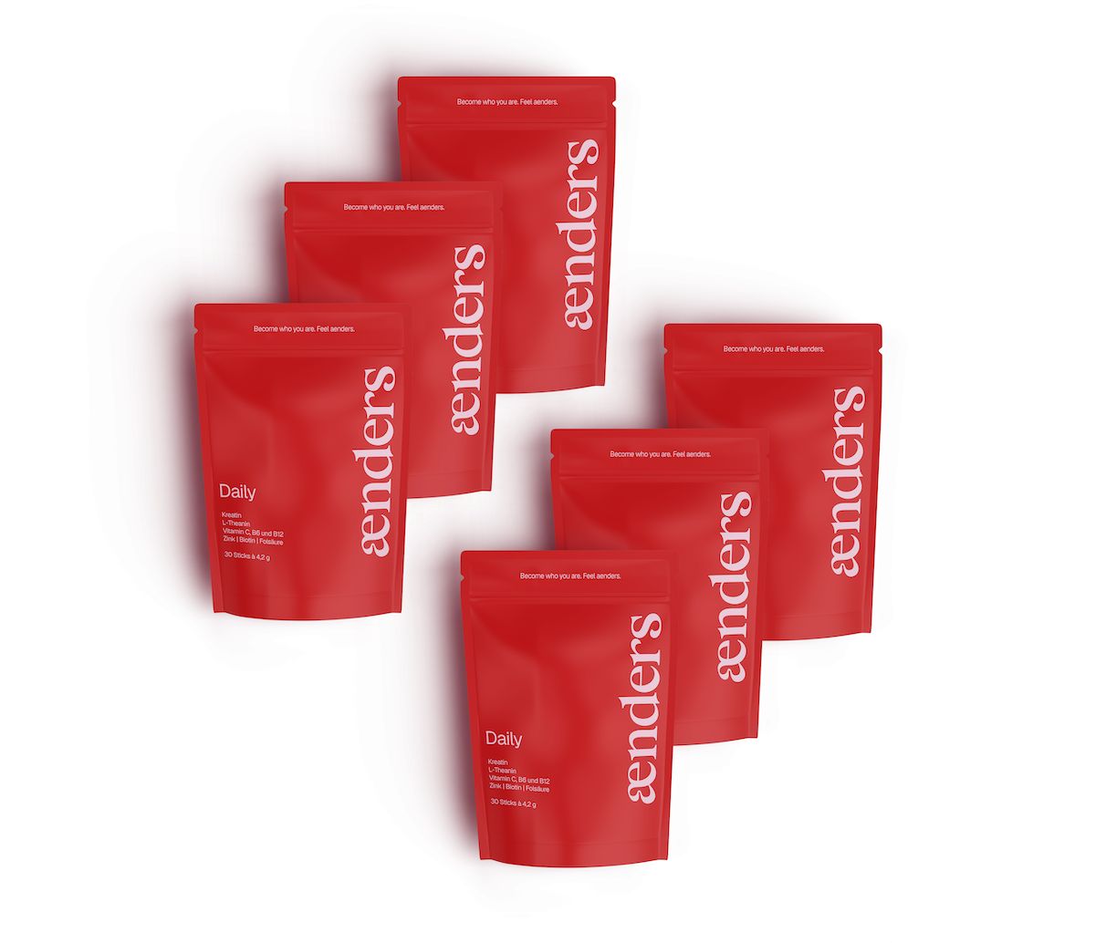 Aenders Daily Kreatin Monohydrat für Frauen mit Biotin, Zink & L-Theanin 756 g