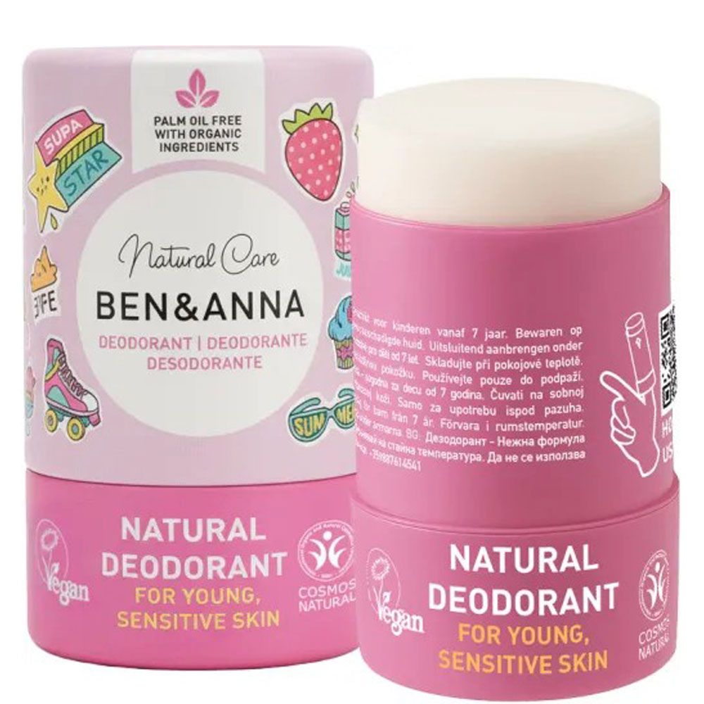 Ben & Anna Kinder Deo-Stick Rosa 25 g