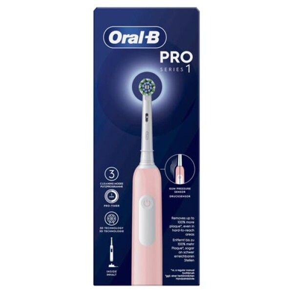 Oral-B Pro 1 Cross Action Pink Zahnpflege St