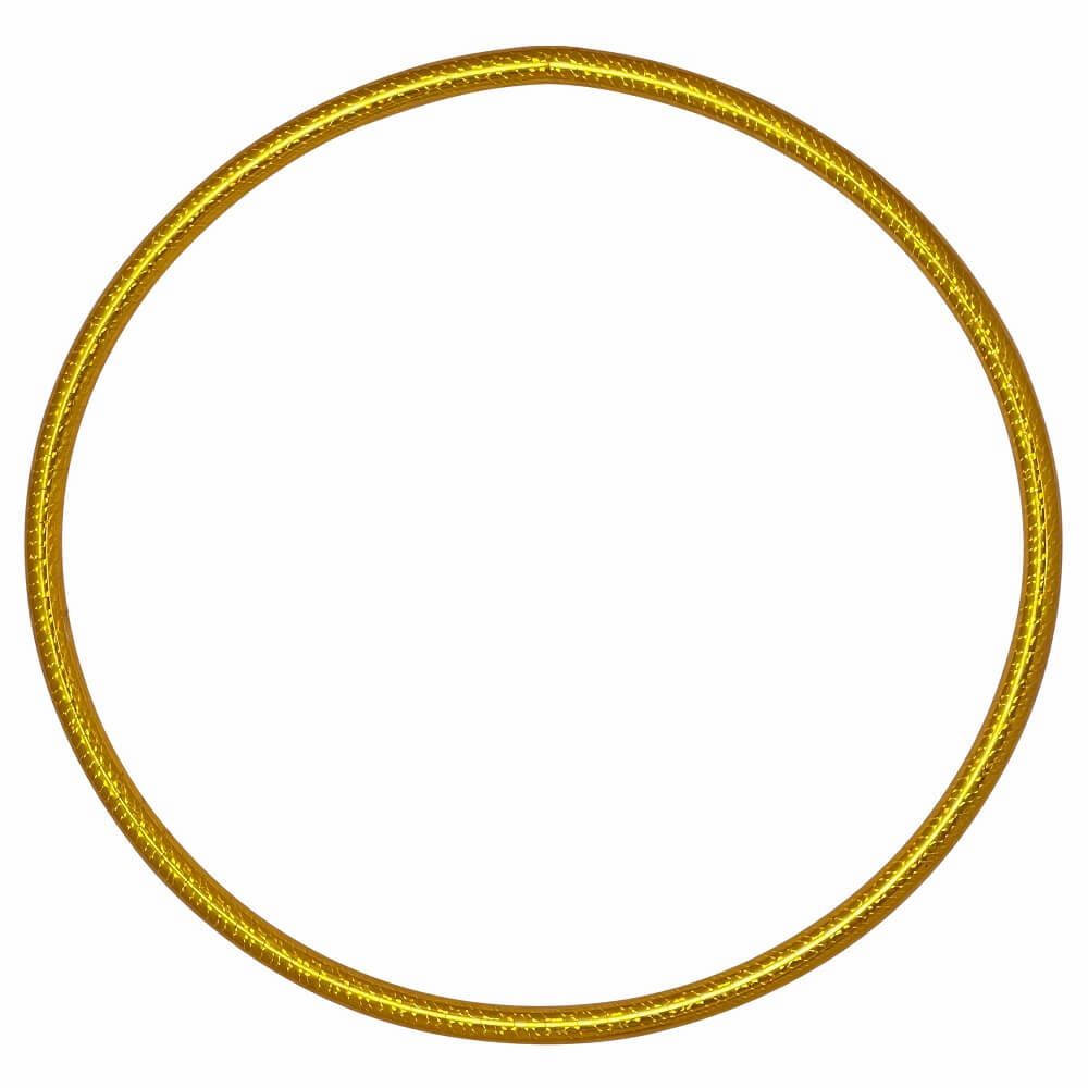 Hoopomania Hologramm Kinder-Hula-Hoop | Ø 80 cm Gelb 1 St
