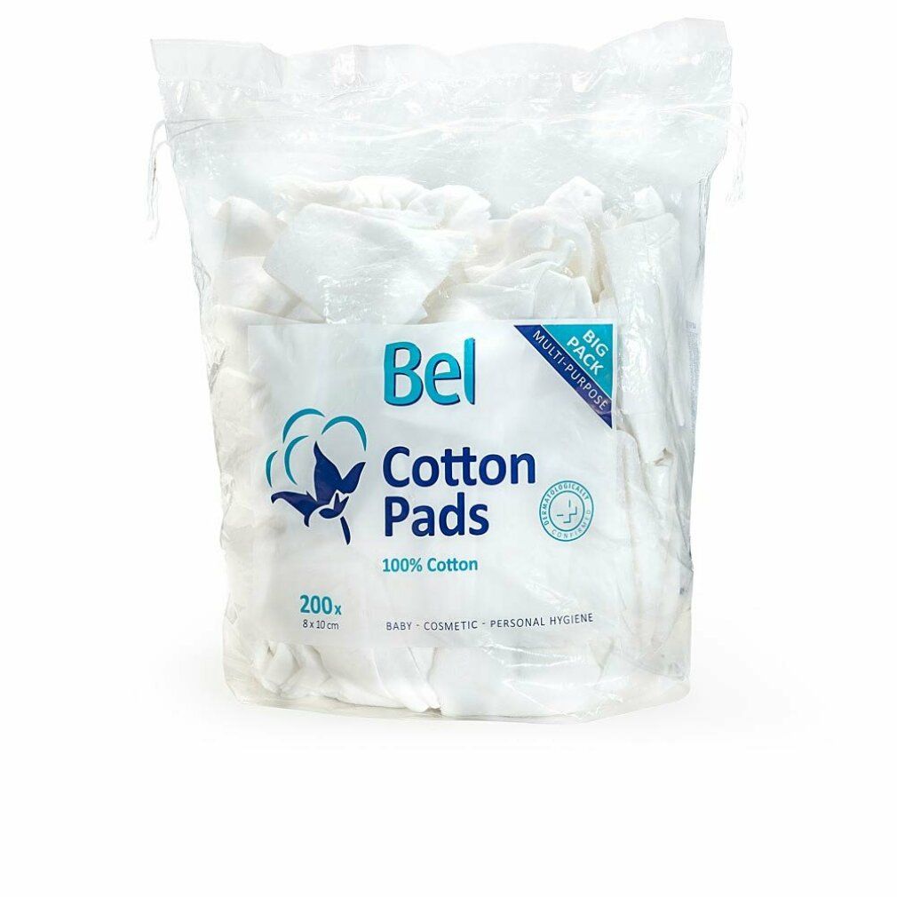 Bel Cotton Pads 100 Algod�n 8x10 Cm 200 Uds