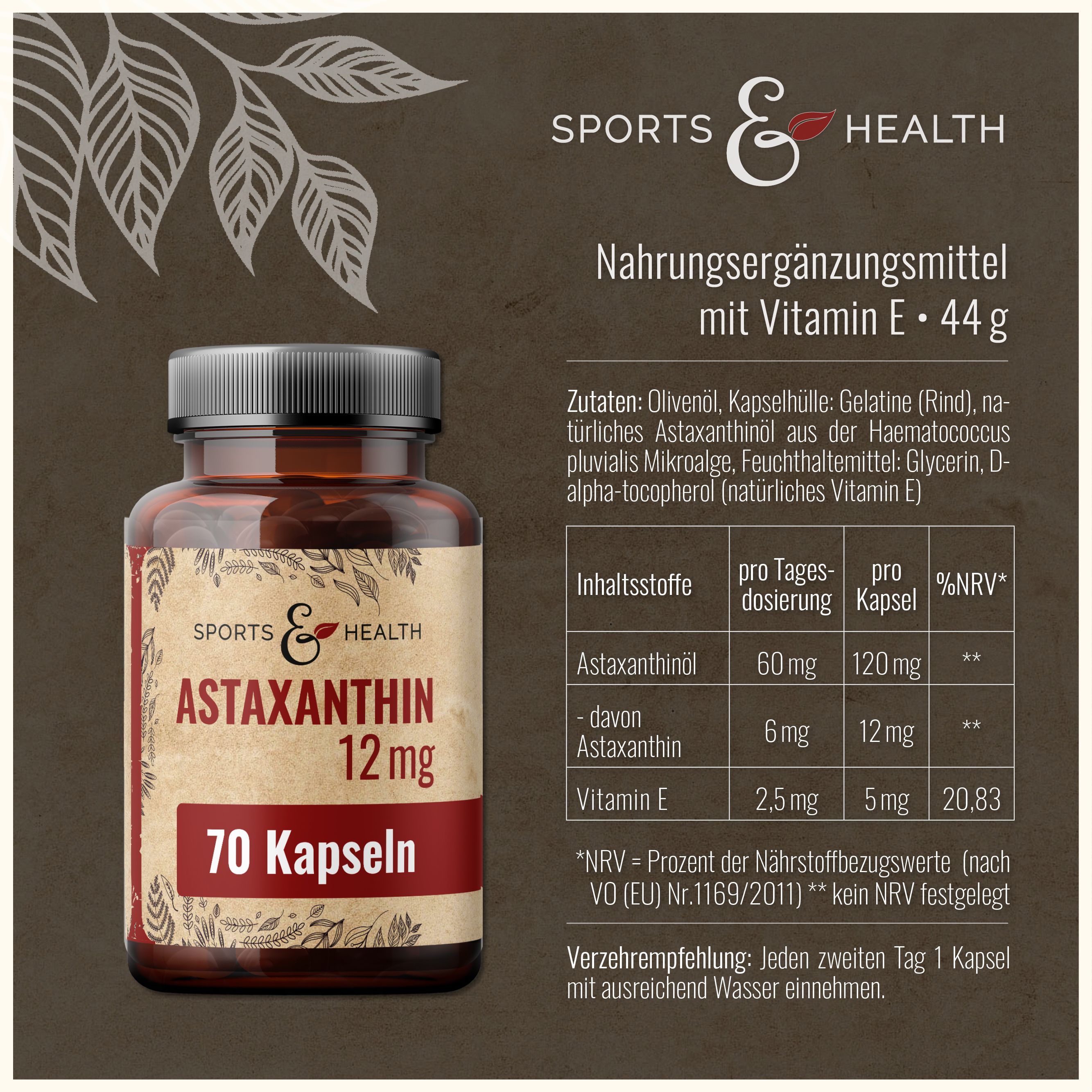 Sports & Health Astaxanthin