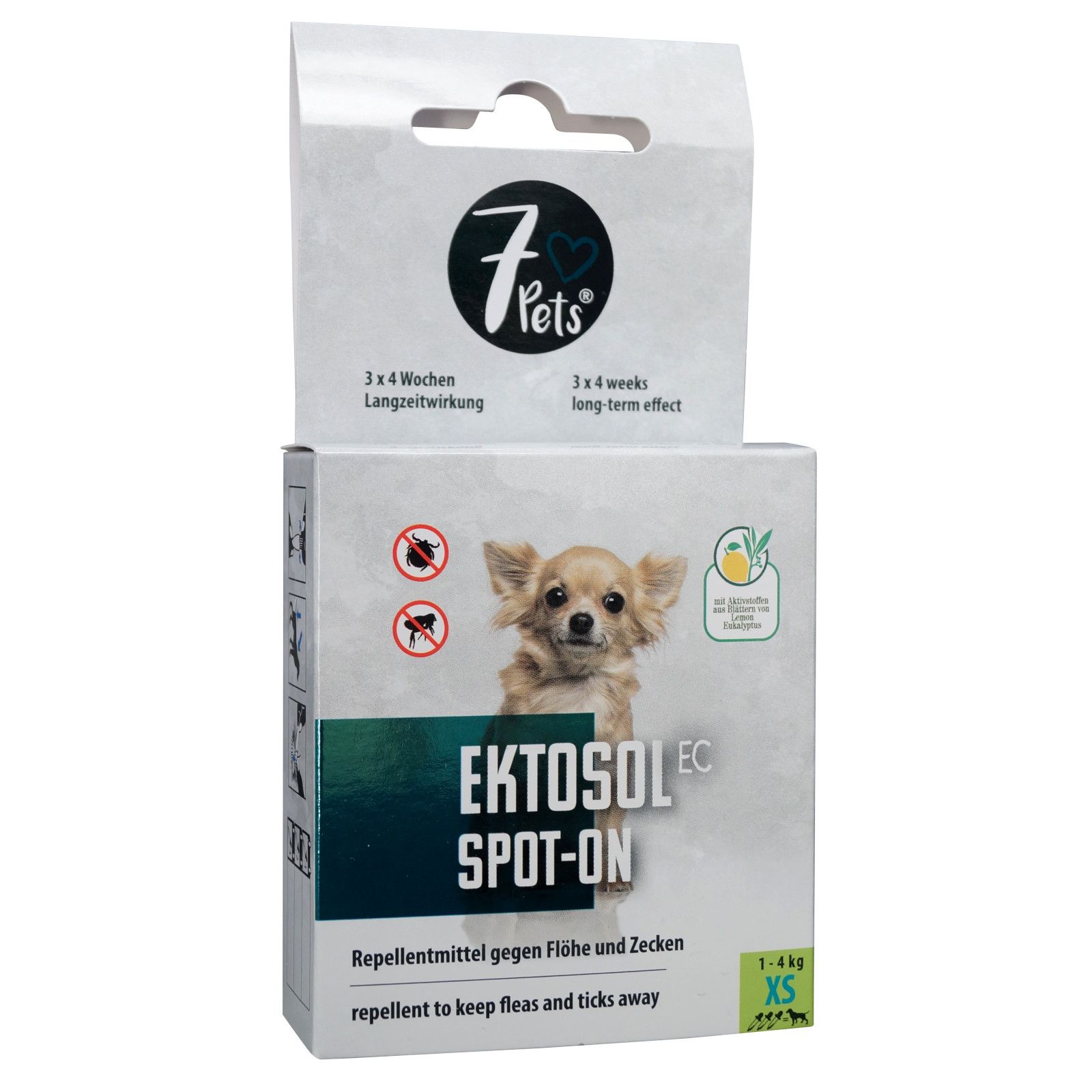 7Pets Ektosol EC Spot-On für Hunde 3x0,7 ml Tropfen