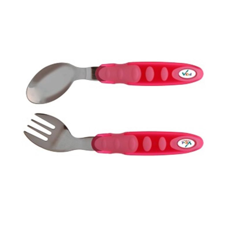 Gebogenes Gabel & Löffelset Edelstahl
