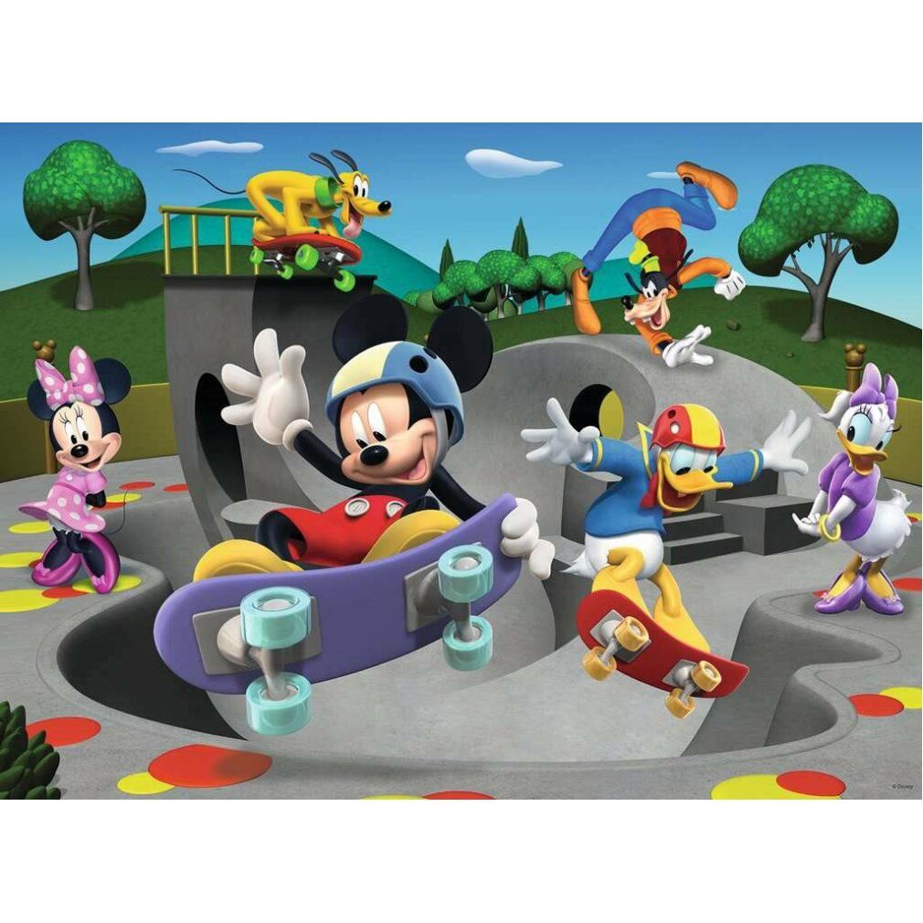 ravensburger Puzzle Mickey & Minnie: Im Skatepark xxl 100 Teile