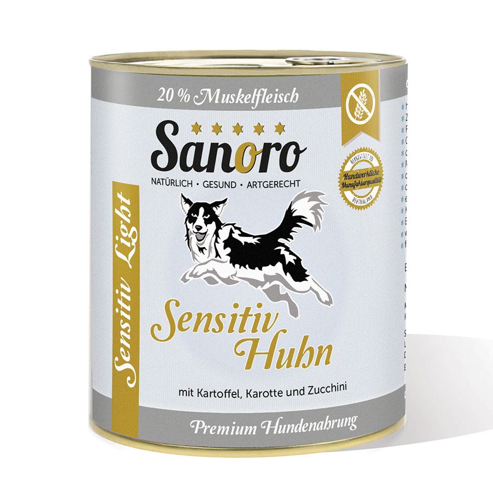 Sanoro - Menü Sensitiv Light Huhn mit Kartoffeln und Karotten
