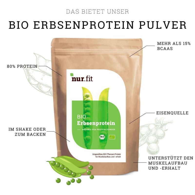nur.fit BIO Erbsenprotein