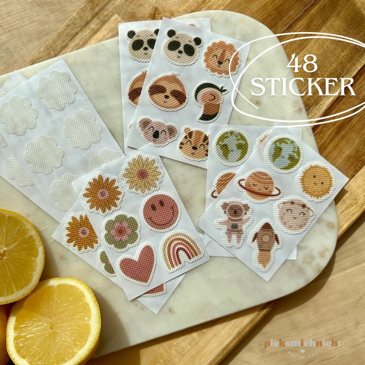 pieksmichnicht Pflanzliche Anti-Mücken-Sticker Lieblingslingsmix