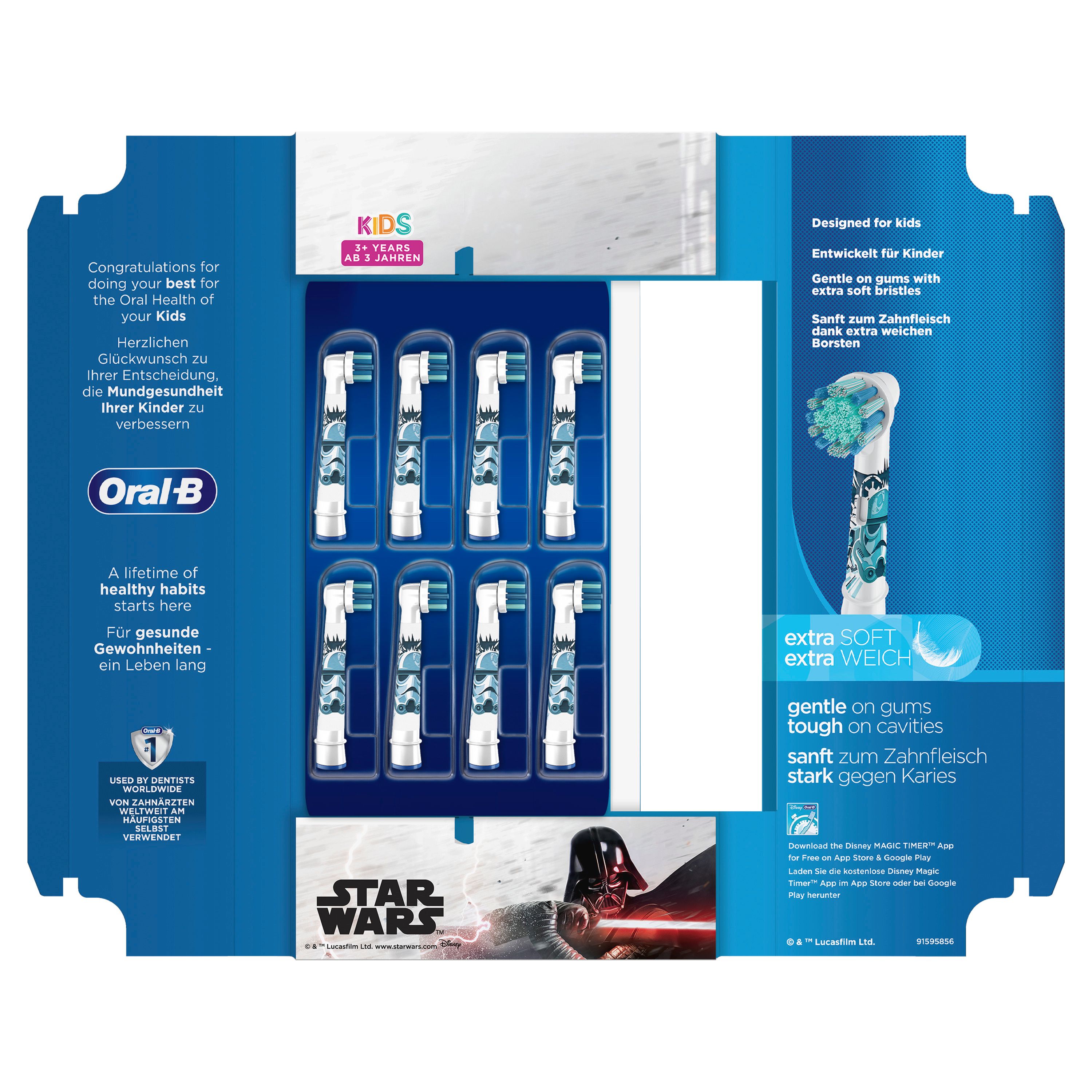 Oral-B - Kinderaufsteckbürsten "Kids StarWars"