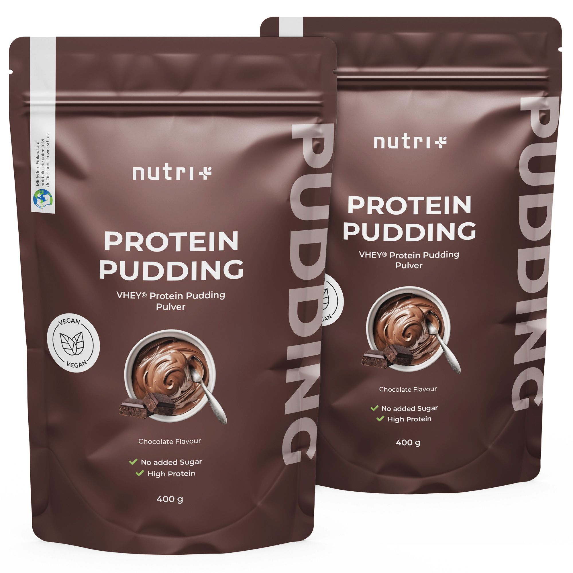 nutri+ Protein Pudding Pulver Vegan - 800g