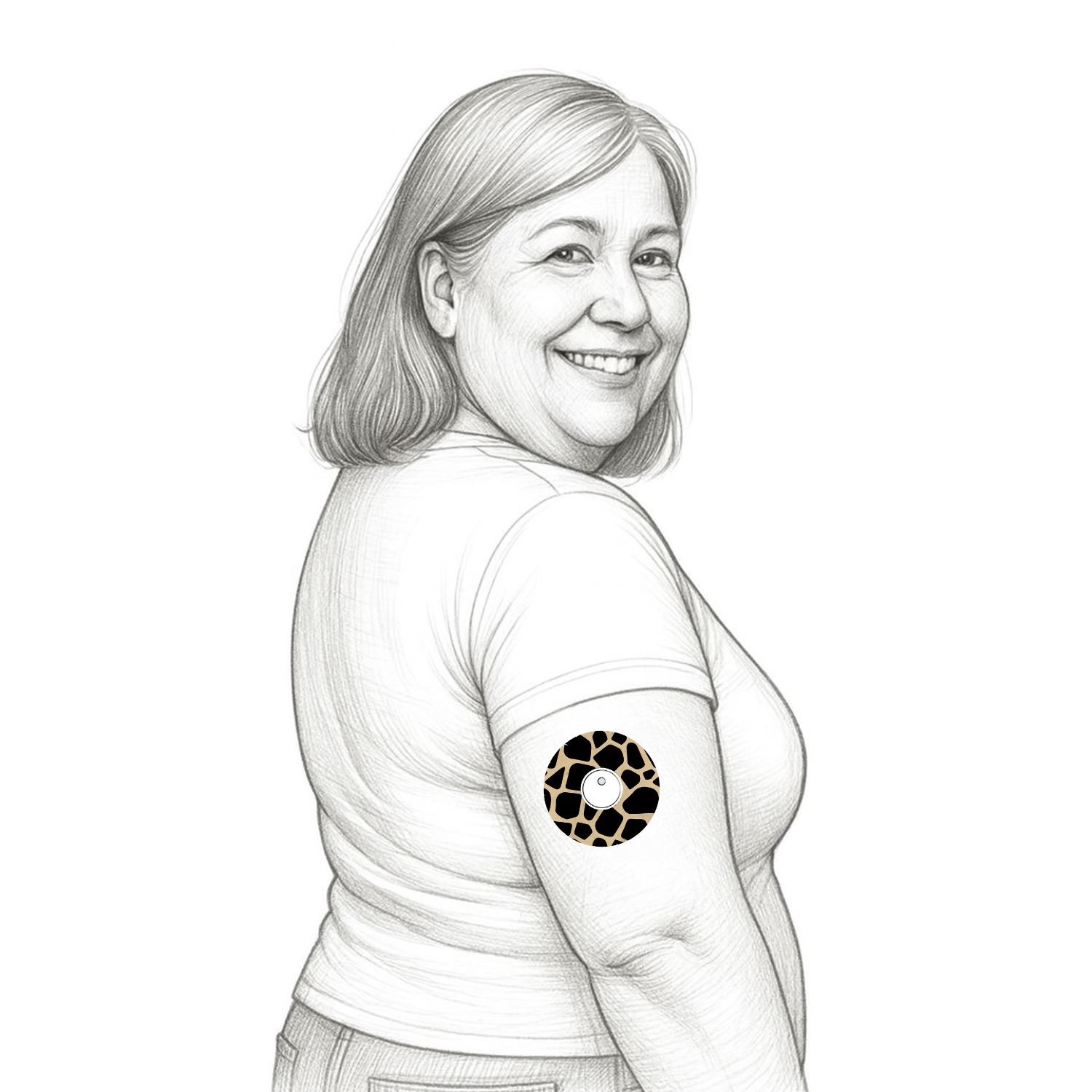 Diasticker® FreeStyle Libre 3 / 3 Plus Fixiertapes "Savanna"