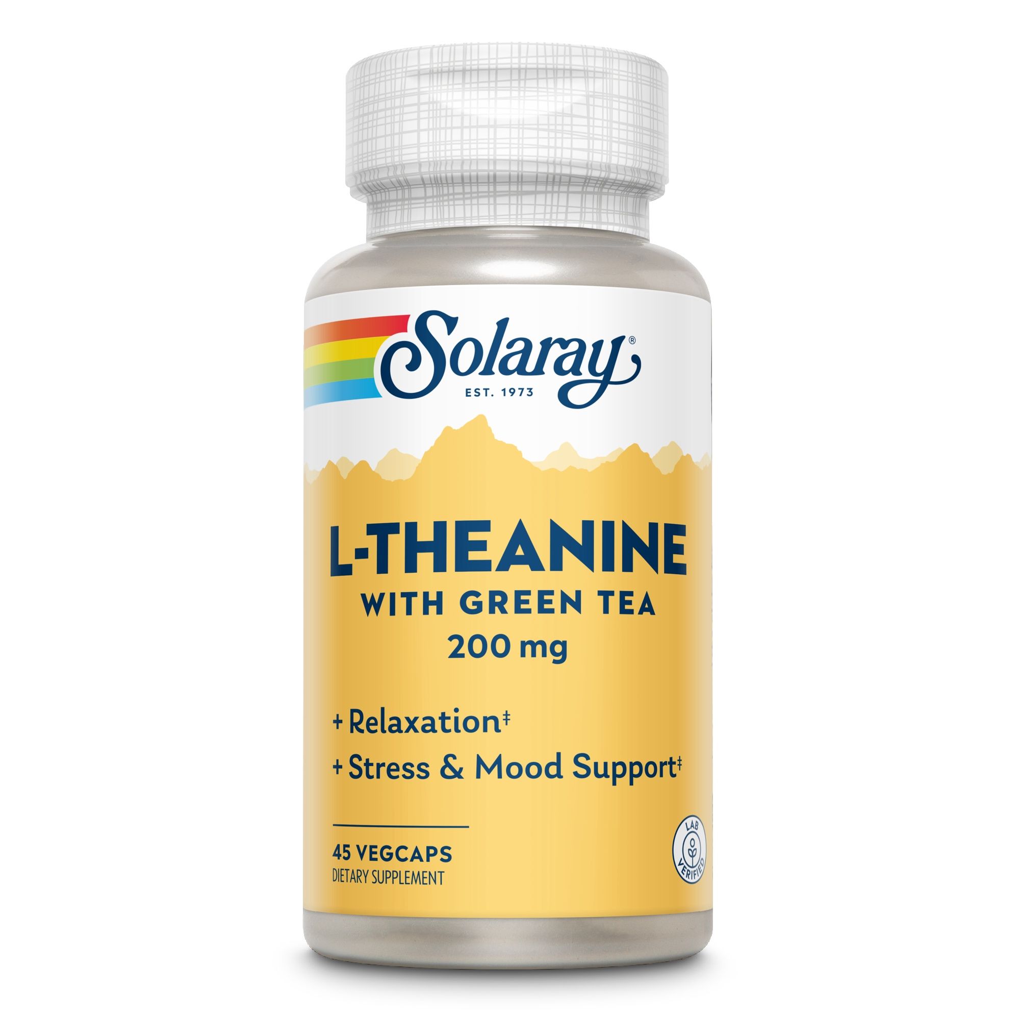 Solaray L-Theanin 200 mg 45 St Kapseln