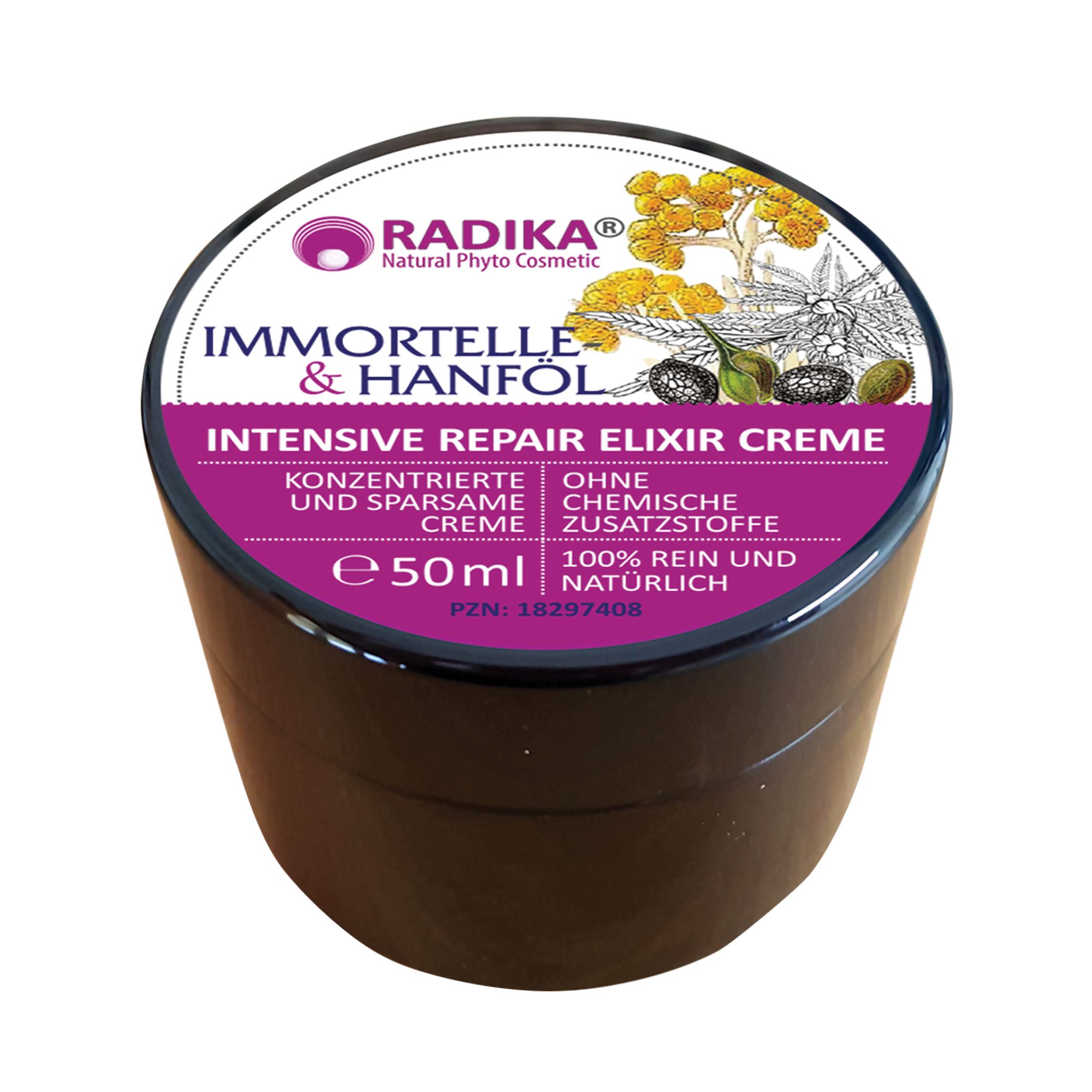 Bioherba Intensive Repair Creme mit Immortelle- & Hanföl