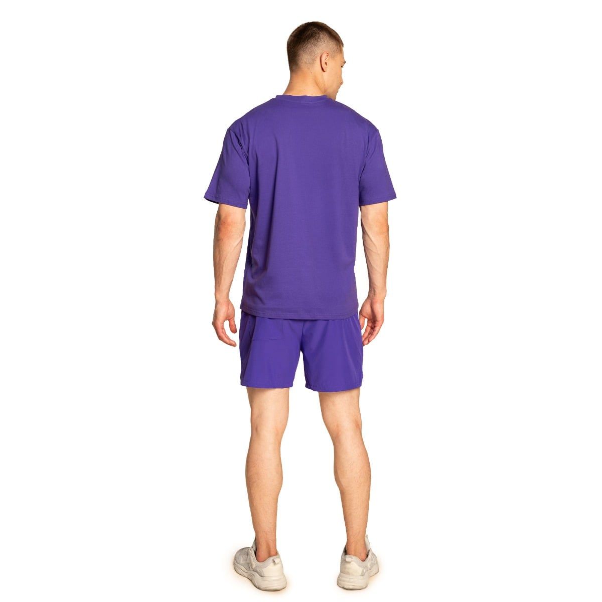 GymBeam T-Shirt Herren Oversized Kurzarm Limitless Royal