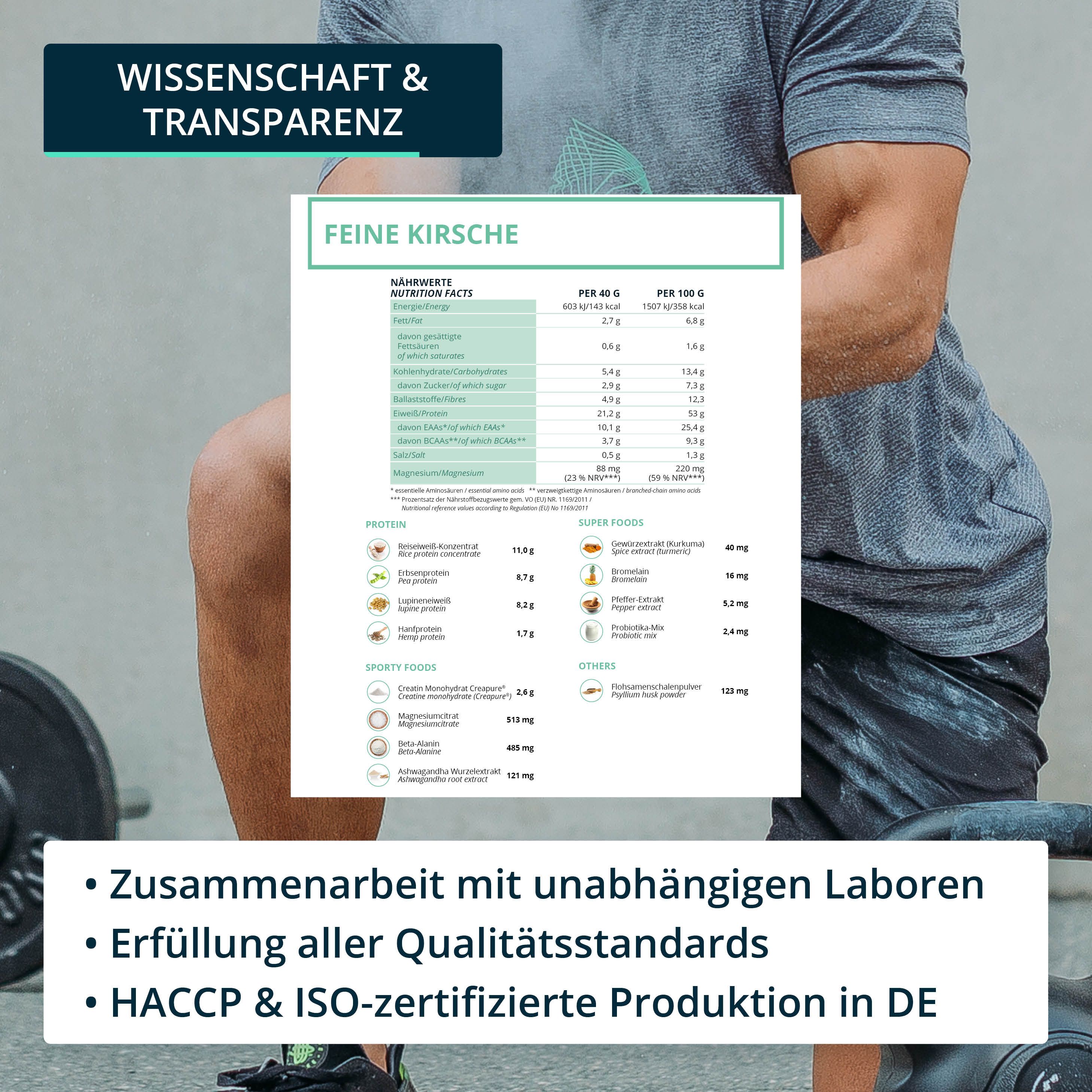 brandl® Veganes Protein-Pulver All-in-One nach dem Training | 4K-Kombi-Vegan-Protein