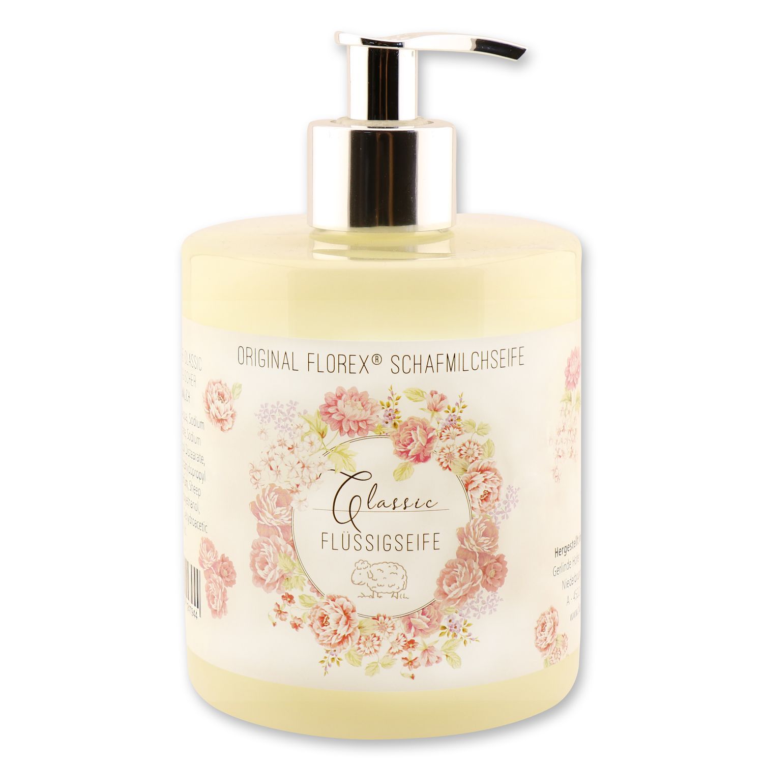 Florex Flüssigseife Classic mit Bio-Schafmilch – Sanfte Pflege für alle Hauttypen