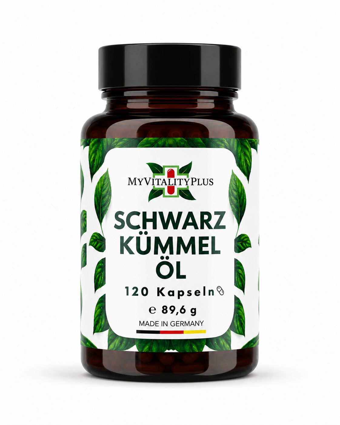 Ägyptisches Schwarzkümmelöl Kapseln | 120 Softgels 500 mg pro Kapsel Vegan MyVitalityPlus St Weichkapseln
