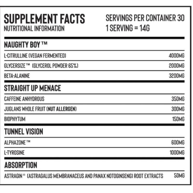 Naughty Boy NB Menace - Sour Gummi Bears 435 g Pulver zur Herstellung einer Lösung zum Einnehmen