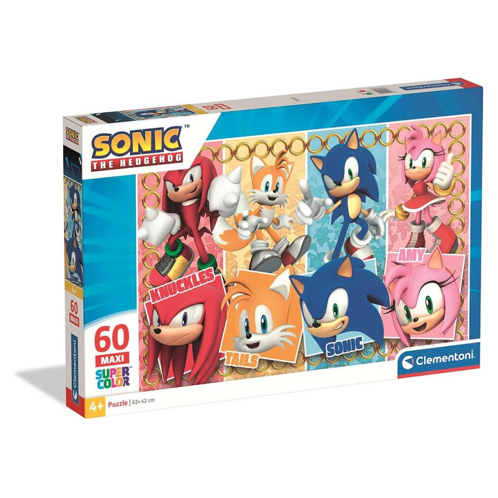 Sonic der Igel 60-teiliges Maxi-Puzzle Clementoni