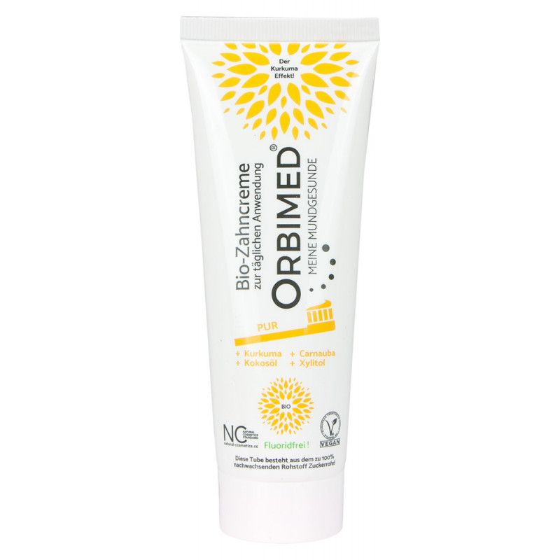 Orbimed - Mundgesunde Zahncreme Kurkuma