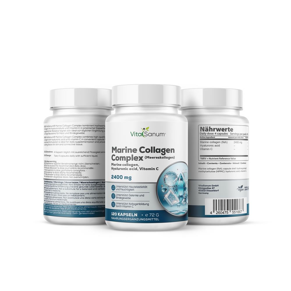VitaSanum® - Marine Collagen + Hyaluronsäure + Vitamin C