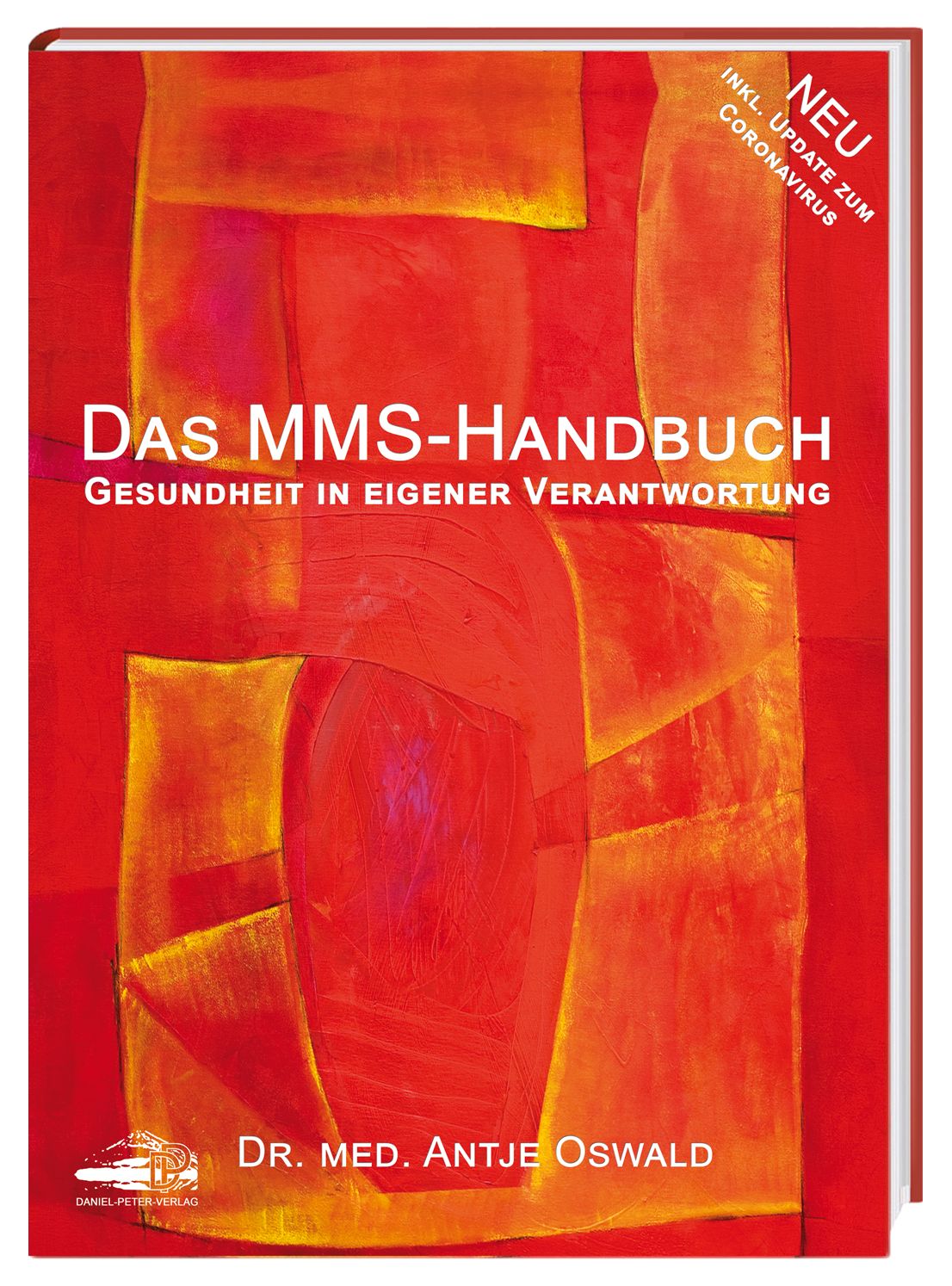 Buch "Das MMS-Handbuch" mit rotem Cover. Titel und Autor sichtbar. Aufkleber "NEU inkl. Update zum Coronavirus".
