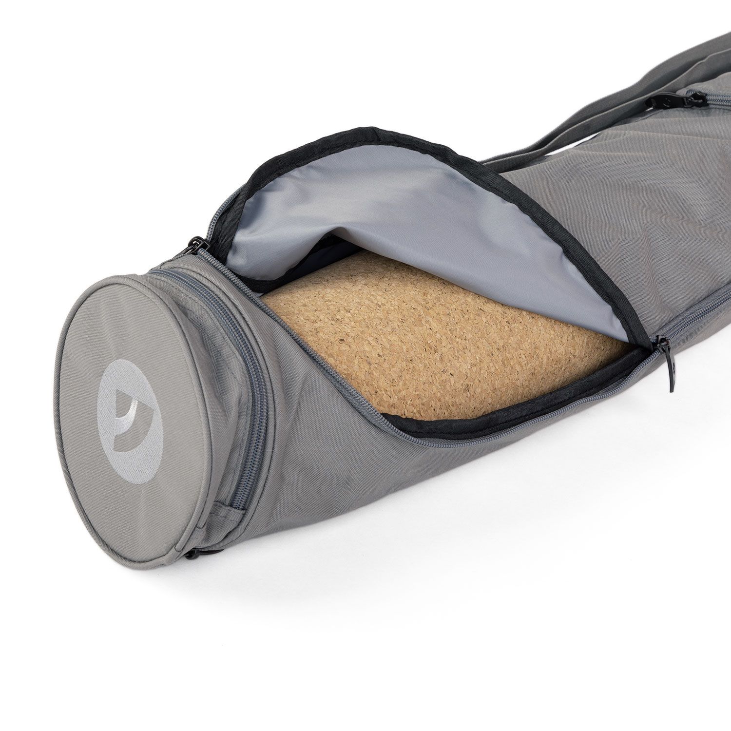 bodhi Yogamatten Tasche Asana Bag XL 70 grau, Polyester/Polyamide bestickt