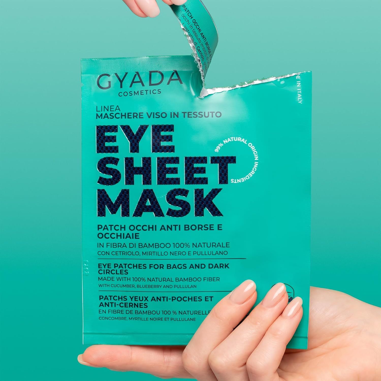 Gyada Cosmetics Eye Sheet Mask, 2 Pads.