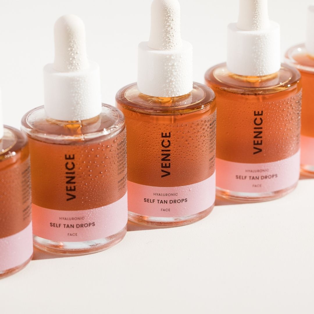 VENICEBODY Anti Aging Self Tan Drops (Hyaluronic) - Body