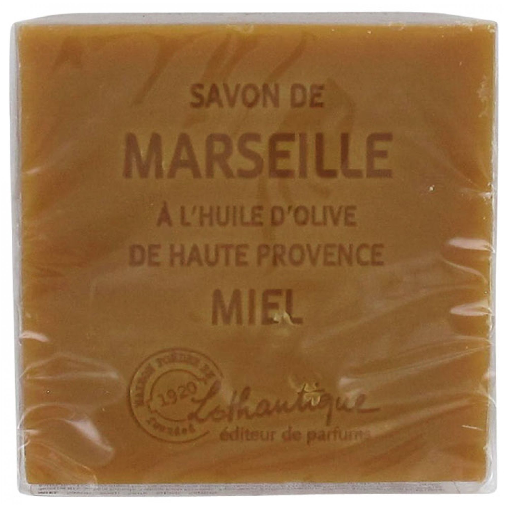 Lothantique Parfümierte Marseille-Seife (Duft: Honig) 6,5x2,5x6,5 cm