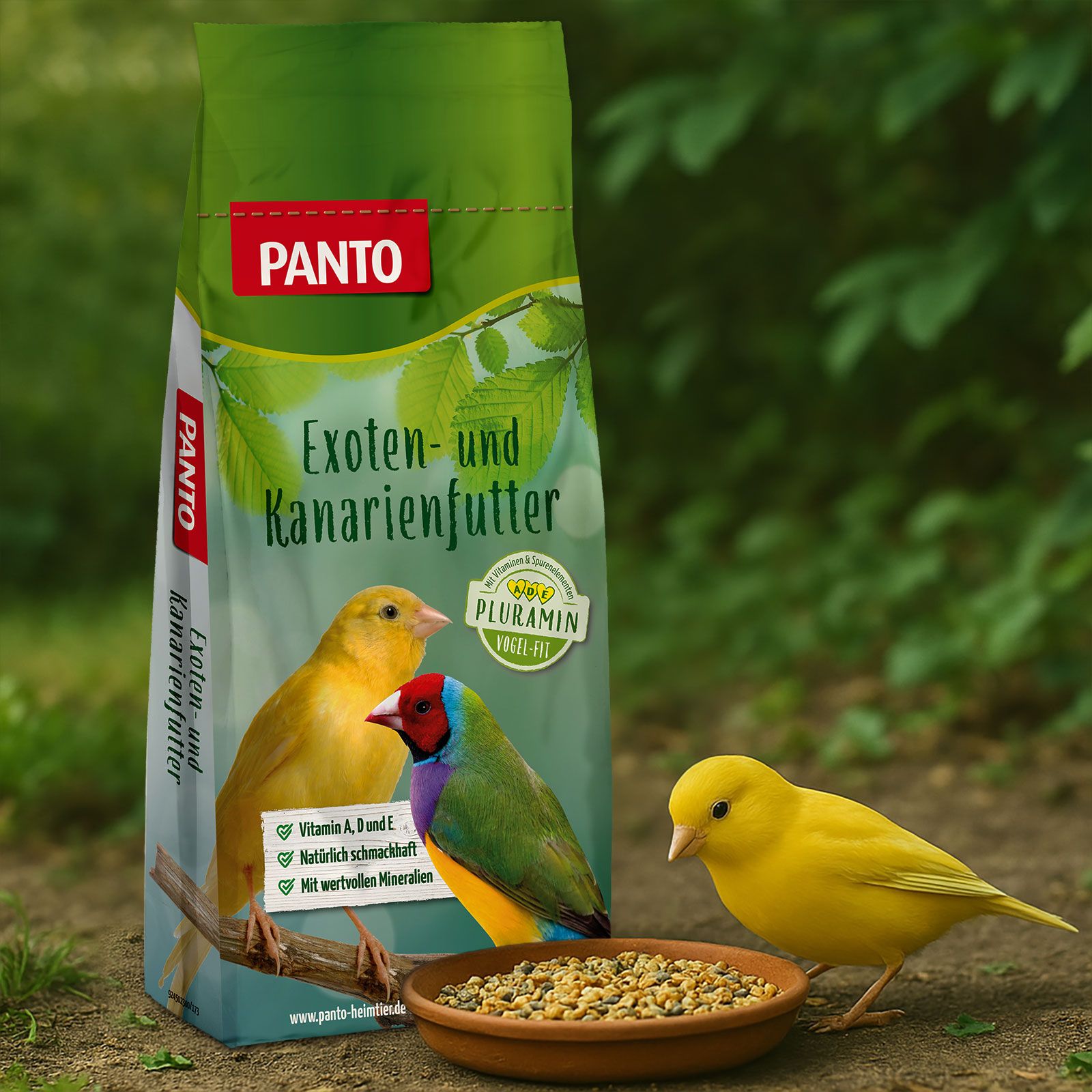 PANTO® Kanarienfutter Spezial mit Pluramin® (ohne Rübsen)