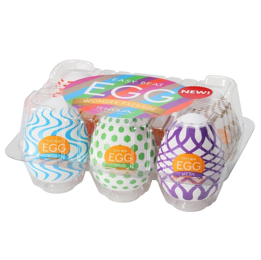 Tenga Ei Masturbator-Set „Tenga Egg Variety Pack Wonder"