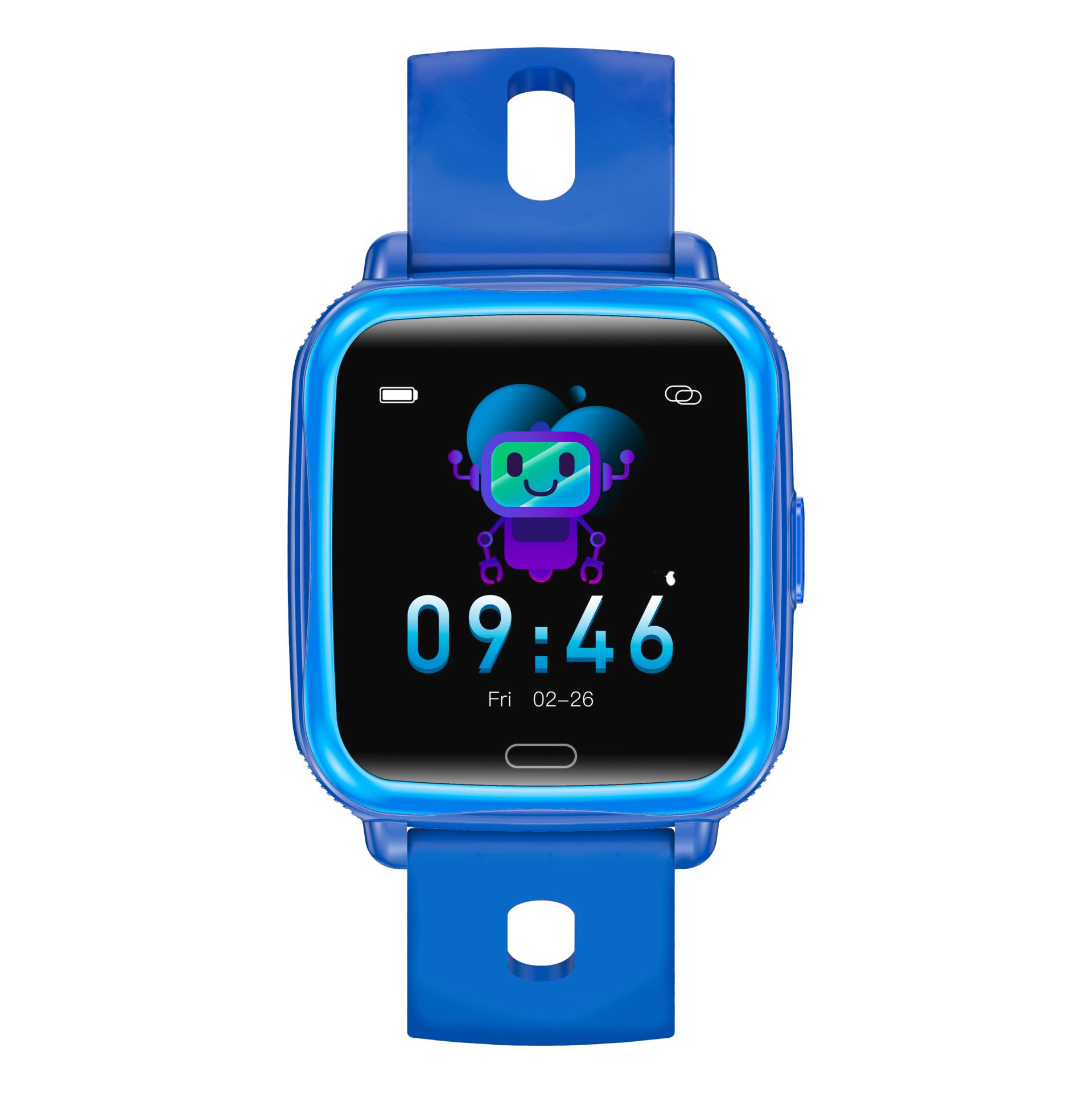 Denver Kids Smartwatch Kinderuhr blau 1,4 Zoll Farbdisplay Bluetooth SWK-110BU