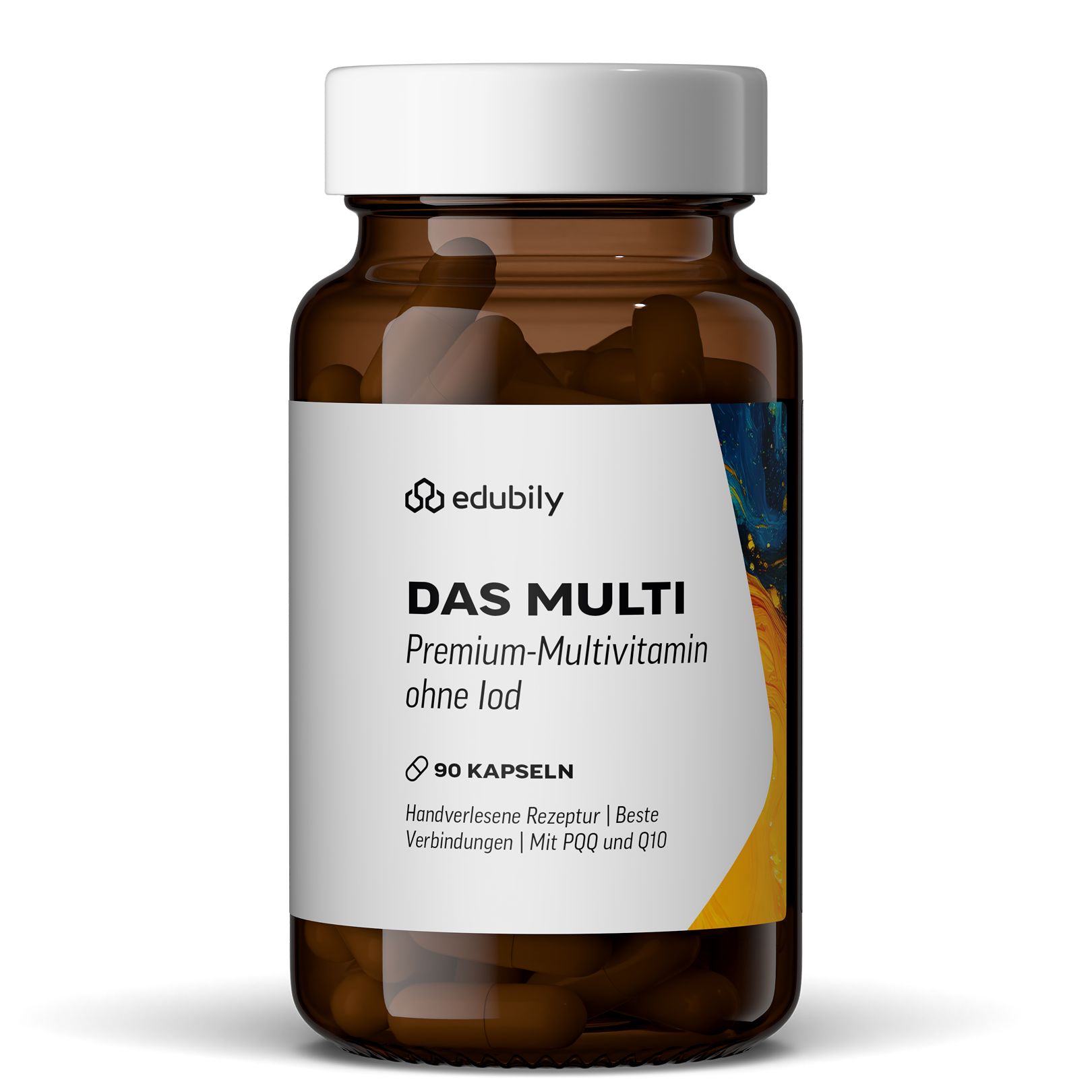 edubily® Das Multi Multivitamin Kapseln ohne Iod 90 St
