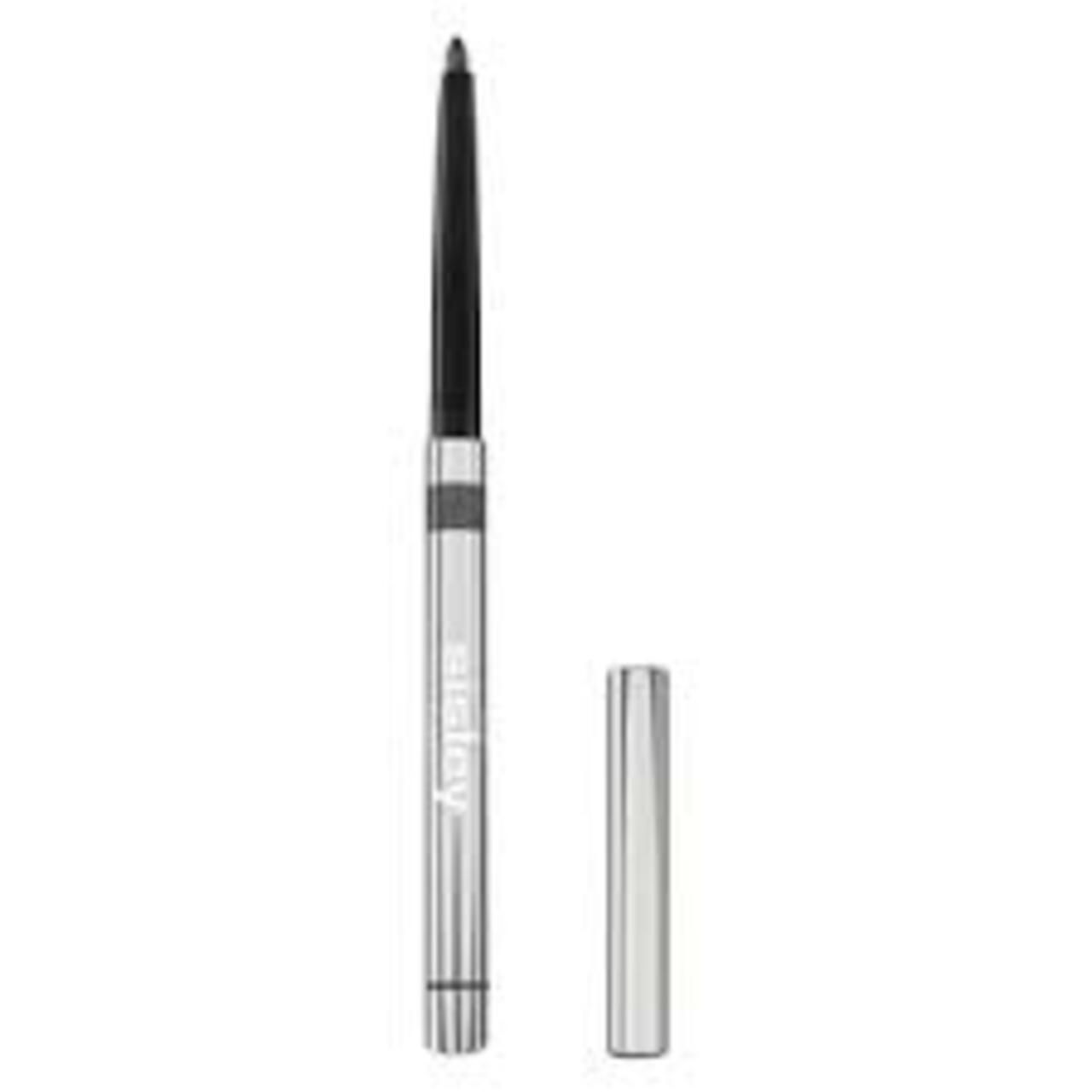 Sisley Phyto-Khol Star Waterproof. Silberfarbener Stift mit schwarzer Mine und separater Kappe. Marke auf dem Stift.